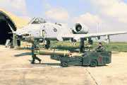 a10 attack aircraft waiting launched